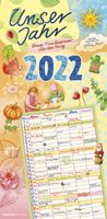 Unser Jahr - Unser Familienplaner für den Alltag 2022 - Familien-Timer - Termin-Planer - Kinder-Kalender - Familien-Kalender - 22x45