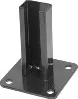 PROREGAL Pfostenträger, Aufschraubhülse, Eurostandard, 60x40mm, Anthrazit, RAL7016