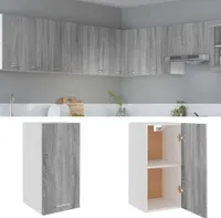 vidaXL Hängeschrank Lyon Grau Sonoma 29,5x31x60 cm Holzwerkstoff