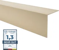 QUEST Kątownik twardy PCV 50x50mm, 2m, ozdobny, profil L kątowy, narożnik dekoracyjny, KT, beż