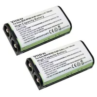 vhbw 2x Akku Ersatz für Sony BP-HP550-11 für Wireless Headset Kopfhörer (700 mAh, 2,4 V, NiMH)