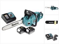 Makita DUC 353 RT2 Akku Kettensäge 36V ( 2x18V ) Brushless 35 cm + 2x 5,0 Ah Akku + Ladegerät