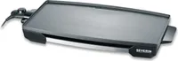 Tischgrill elektro Gussplatte SEVERIN KG 2397  Temperaturregler Kontrollleuchte KG 2397 aus Edelstahl, schwarz Kontaktgrill Klapptoaster Grillplatte Sandwich Maker