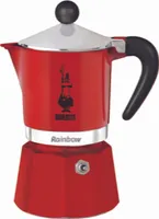 BIALETTI Rainbow Espressokocher rot, 3 Tassen