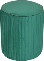 Sitzpouf Pouf Sitzhocker Fußhocker Hocker in Smaragdgrün