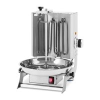 Royal Catering Dönergrill - 2000 W - bis zu 8 kg Fleisch -