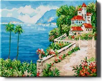Oh Art! – Malen nach Zahlen Set – 40x50cm, mit Holzrahmen und Pinseln DIY