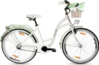 Goetze Style 26 Zoll Damen Citybike, 1-Gang Rücktrittbremse, Tiefeinstieg, Komfortfahrrad mit Korb
