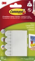 3M Command Bilder-Montagestreifen Strips Größe: S weiß Tragkraft: 1,8 kg