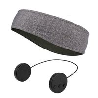 INF Stirnband mit Bluetooth Kopfhörern und Mikrofon Grau