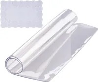 VEVOR Stolní fólie ochrana stolu Transparentní 1,5 mm silná, ochranná fólie na stůl PVC 305 x 305 mm Čtvercový ubrus Stolní fólie omyvatelná Odolná proti opotřebení Tepelně odolná Voděodolná ochranná fólie na stůl