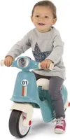Smoby Scooter Blau - Laufrad für Kinder ab 18 Monaten - Retro-Look