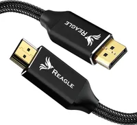 DISPLAY PORT zu HDMI DP DisplayPort 4K HDR 3M Reagle Kabel Adapter Konverter