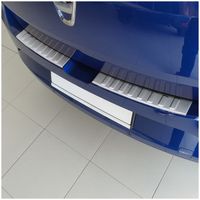 Ladekantenschutz mit Abkantung für Dacia Sandero 3 / Stepway 3 ab Bj. 2021-, Farbe:Silber