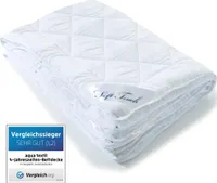 Soft Touch 4 Jahreszeiten Steppdecke 240x260 PES Mikrofaser 1450/1800g Diamant/Quadrat
