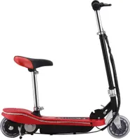 vidaXL E-Scooter für Kinder mit Sitz und LED 120 W Rot