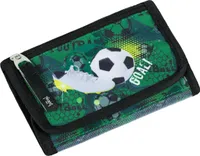 Detská náprsná taška - chlapčenská peňaženka - peňaženka, miniatúrna peňaženka, peňaženka na drobné mince (futbal)