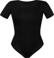 Teyli dámské body s krátkým rukávem Shirty Female 2403 černá M