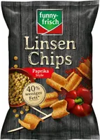 funny frisch Linsen Chips Paprika Style mit pflanzlichem Protein 90g