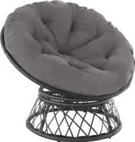 Rattansessel Gargano drehbar 92 x 80 x 80,5 cm