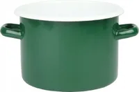 Garnek emaliowany 3L zielony garnek uniwersalny garnek do zupy indukcja 18cm