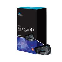 Cardo Freecom 4+ Duo / JBL Kommunikationssystem Doppelset (Black,One Size)
