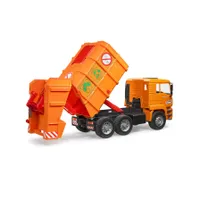 BRUDER Spielzeug Scania R-Serie UPS Logistik - LKW mit Mitnahmestapler /  03581 4001702035815