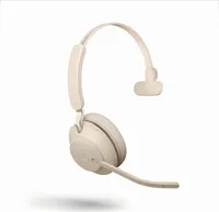 JABRA Evolve2 65 monofoniczne MS USB-A Bluetooth beżowe