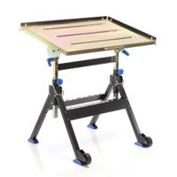 XPOtool Skládací svařovací stůl do 150 kg Svařovací vozík výškově nastavitelný Sklon pracovního stolu až 90°