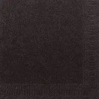 Duni 150327/ Servietten 3lagig Tissue Uni schwarz, 33 x 33 cm, 20 Stück