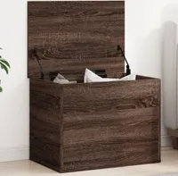 vidaXL Truhe Braun Eichen-Optik 60x42x46 cm Holzwerkstoff