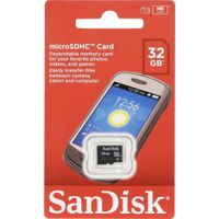 SanDisk - Karta pamięci flash - 32 GB - Klasa 4 - microSDHC - Czarna