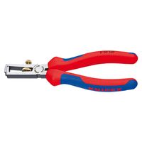 Knipex Abisolierzange Kopf poliert, Griffe mit zweifarbigen - 11 02 160 SB