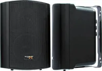 E-Lektron EWL5A-B 60W Aktivlautsprecher Satz mit Wandhalter Schwarz EL100205
