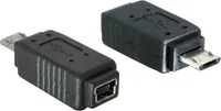 Delock USB-Adapter - Micro-USB Typ B (M) zu Mini-USB, Typ B (W)