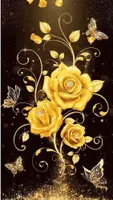 Diamant Painting Bilder,Blumen Daiments Painting Mit Diamond Painting Zubehör,Diamond Painting Bilder Für Indie Aesthetic Room Decor(Rose 30x40CM)