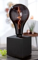 GILDE Lampe Würfel - schwarz - H. 15cm x B. 15cm