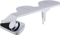 Bidetaufsatz zur Gesäßreinigung,Doppel-Düse,Bidet-Aufsatz,nicht elektrisch,selbstreinigende Düse,einstellbarer Wasserdruck