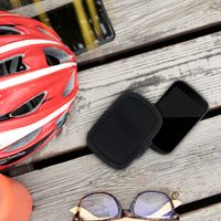 kwmobile Tasche kompatibel mit Garmin Edge 530 / 830 - Fahrrad GPS Neopren Hülle - Schutzcover Navi in Schwarz