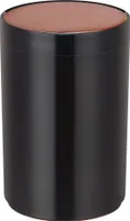 MSV Bad Serie "Lena" Design Kosmetikeimer Bad Treteimer 5 Liter (ØxH): ca. 18,5 x 26,3 cm Schwarz/Kupfer