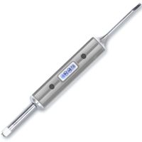 GRAVEDA Thermometer für den Banger mit Temperaturanzeige und Dabbing Tool Silber