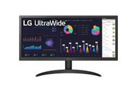 LG 26WQ500-B - UltraWide Ultra Wide 26 Zoll Monitor, 21:9, IPS-Panel: 2560x1080, 1ms MBR, 300cd/m², 1000:1, sRGB >98%, Super Auflösung+, HDR10, HDMIx2, verstellbare Neigung, Schwarz