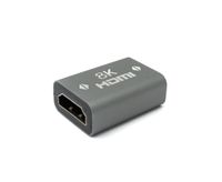 HDMI Adapter 8K Standard Buchse zu Buchse Kabel in Grau