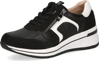 Caprice Sneaker - Schwarz / Weiß Leder : Normal : 40 Größe: 40 Weite: Normal