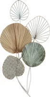 GILDE Relief Wandrelief 5 Blätter H. 90 cm,67574