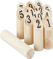 relaxdays Kubb Wikingerspiel Wurfspiel