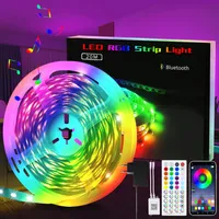 Led Streifen Licht Musik Sync RGB 5050 Led Band Bluetooth Steuer Flexible  Band für Zimmer Party Dekoration TV Hintergrundbeleuchtung