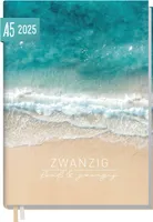 Chäff-Timer Classic 2025 / 12 MONATE / A5 / Summer Beach / Häfft-Verlag