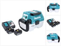 Makita DVC 750 LRF Akku Staubsauger LXT 18 V 67 mbar 7,5 l Brushless + 2x Akku 3,0 Ah + Ladegerät