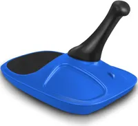 ZELURXX Bob, Schlitten, Kinderschlitten, Stabil, Kunststoffrodel, Schneebobs für Kinder Jungen Mädchen, Schneesport, ‎‎55 x 30 x 35 cm, Blau